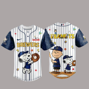 Milwaukee Brewers x Peanuts Night Baseball Jersey 2026