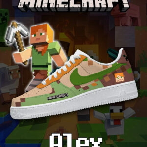 Minecraft Alex Air Force 1 Shoes Sneakers