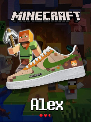 Minecraft Alex Air Force 1 Shoes Sneakers