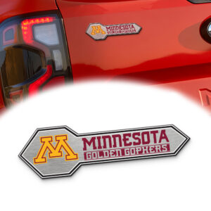 Minnesota Golden Gophers Edition Acrylic Car Name Emblem