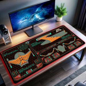 Star Trek - Romulan Bird of Prey LCARS Desk Mat