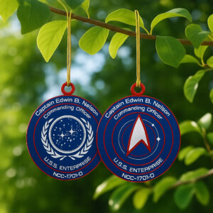 Personalized Starfleet Command Federation Ornament