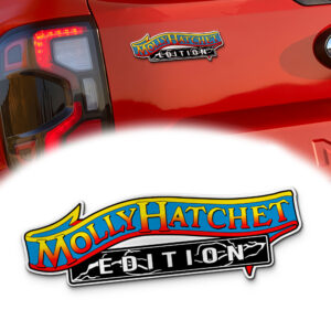 Molly Hatchet Edition Laser Engraved Car Name Emblem Version 1