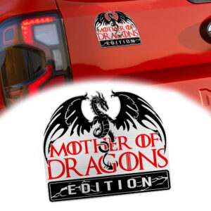 Mother Of Dragon Edition Engraved Car Emblem