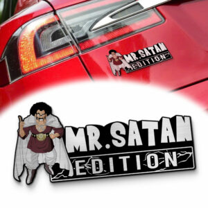 Mr. Satan Edition Laser-Engraved Car Badge