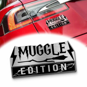 Muggle Edition Laser Engraved Car Name Emblem