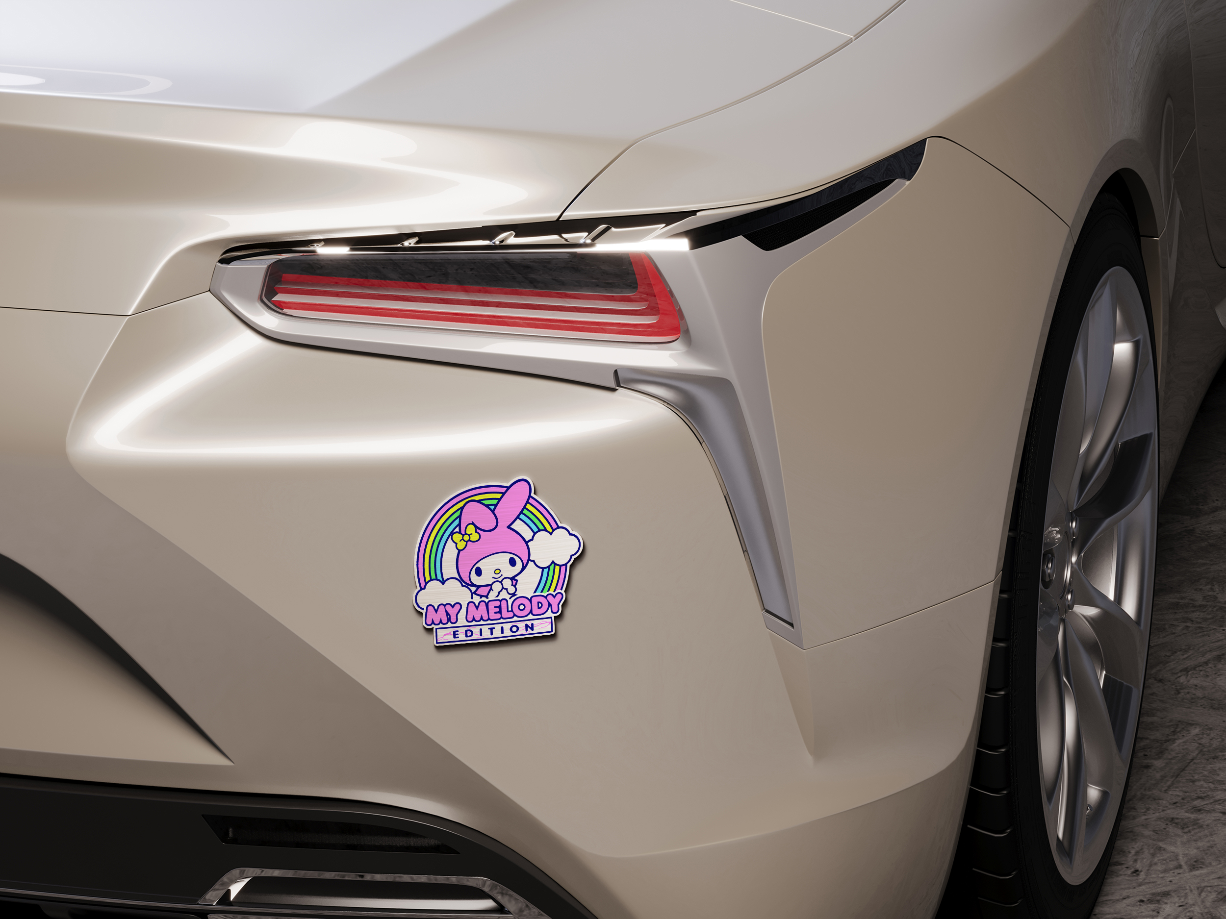 My Melody Edition Laser Engraved Car Name Emblem 3 My Melody Edition Laser Engraved Car Name Emblem - Image 3