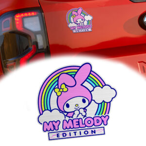 My Melody Edition Laser Engraved Car Name Emblem