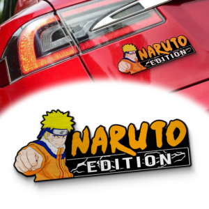 Naruto Edition Laser-Engraved Car Name Emblem Version 2