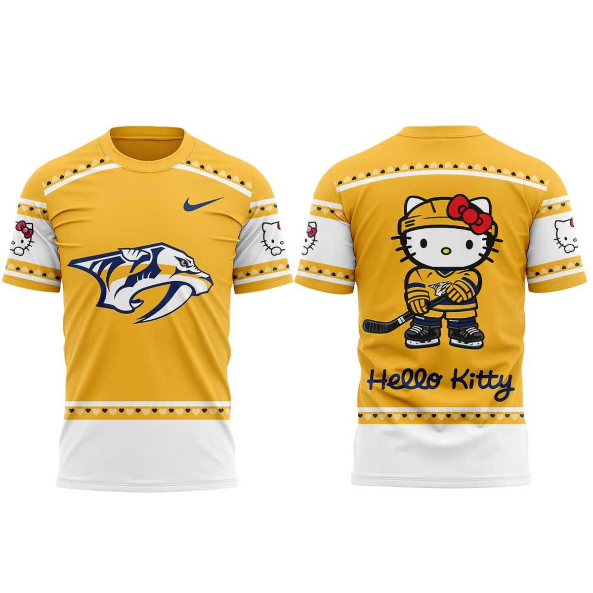 Nashville Predators x Hello Kitty Night 2026 Shirt 1 Nashville Predators x Hello Kitty Night 2026 Shirt