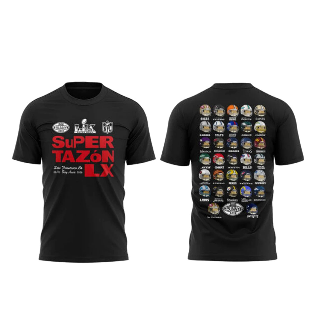 National Football League x The Super Tazon Celebrating the Apple Music Super Bowl LX Halftime Show Shirt 1 National Football League x The Super Tazon Celebrating the Apple Music Super Bowl LX Halftime Show Shirt