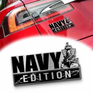 Navy Edition Laser Engraved Car Badge