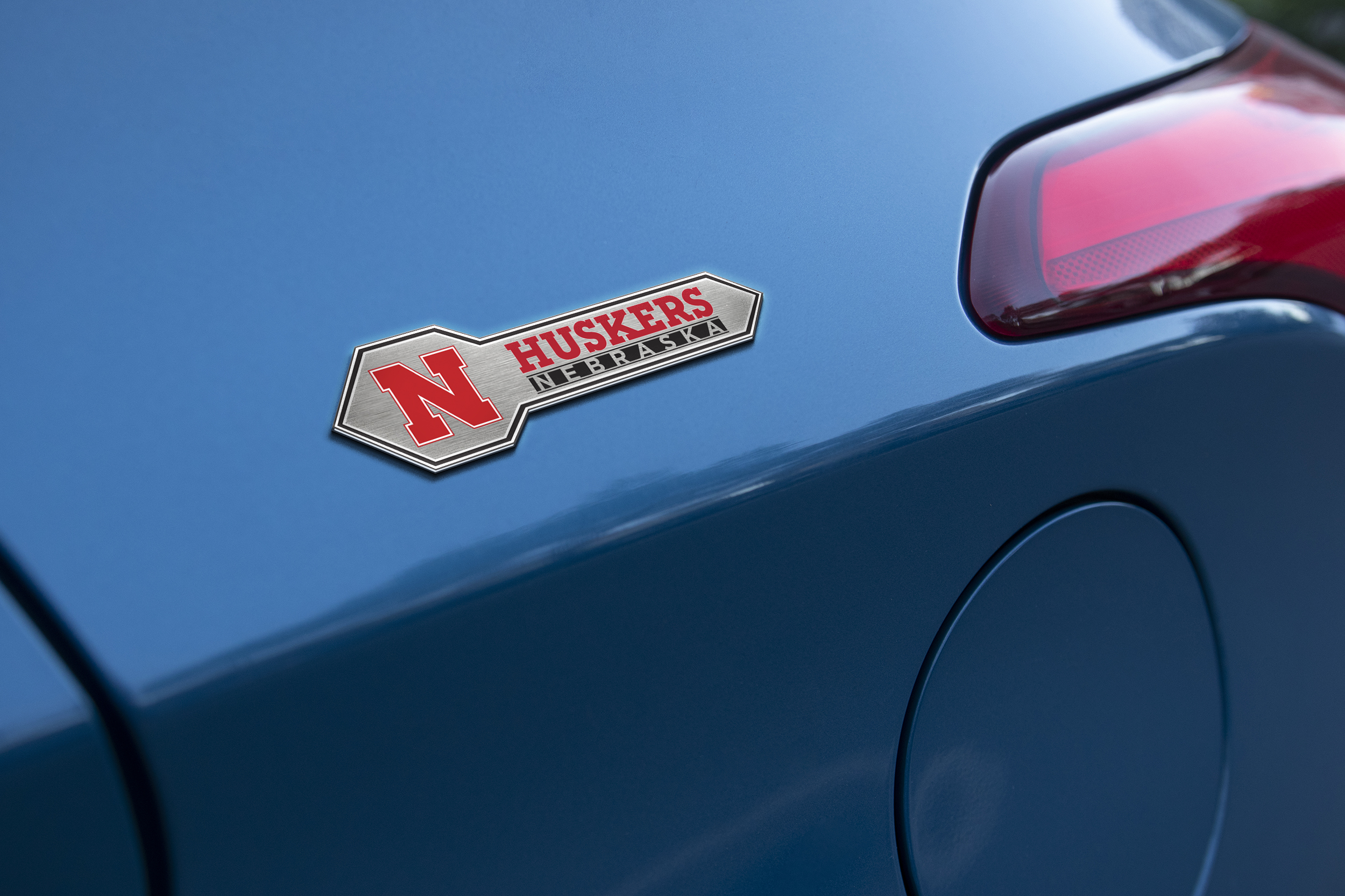 Nebraska Cornhuskers Edition Acrylic Car Name Emblem 4 Nebraska Cornhuskers Edition Acrylic Car Name Emblem - Image 4