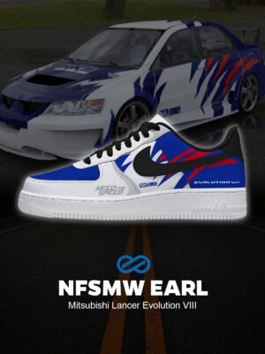 Need For Speed Earl Lancer Evolution VIII Air Force 1 Shoes Sneakers