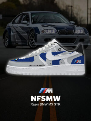 Need For Speed Razor M3 GTR Air Force 1 Shoes Sneakers