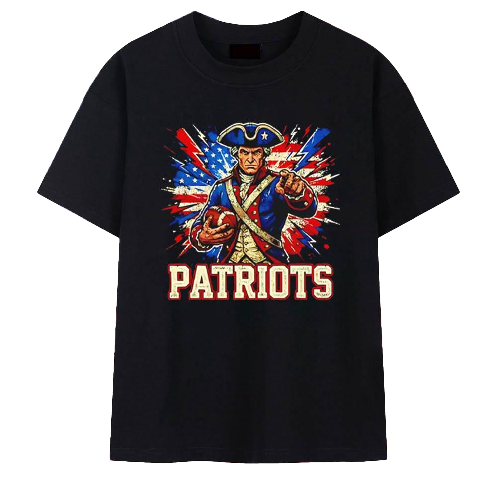 New England Patriots Go Patriots USA Flag Vintage T-Shirt 1 New England Patriots Go Patriots USA Flag Vintage T-Shirt