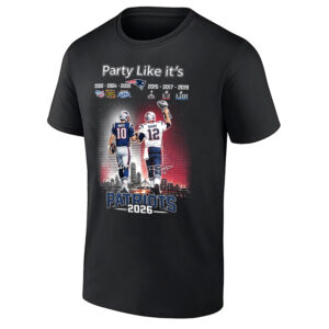 New England Patriots Party Like It's T-Shirt