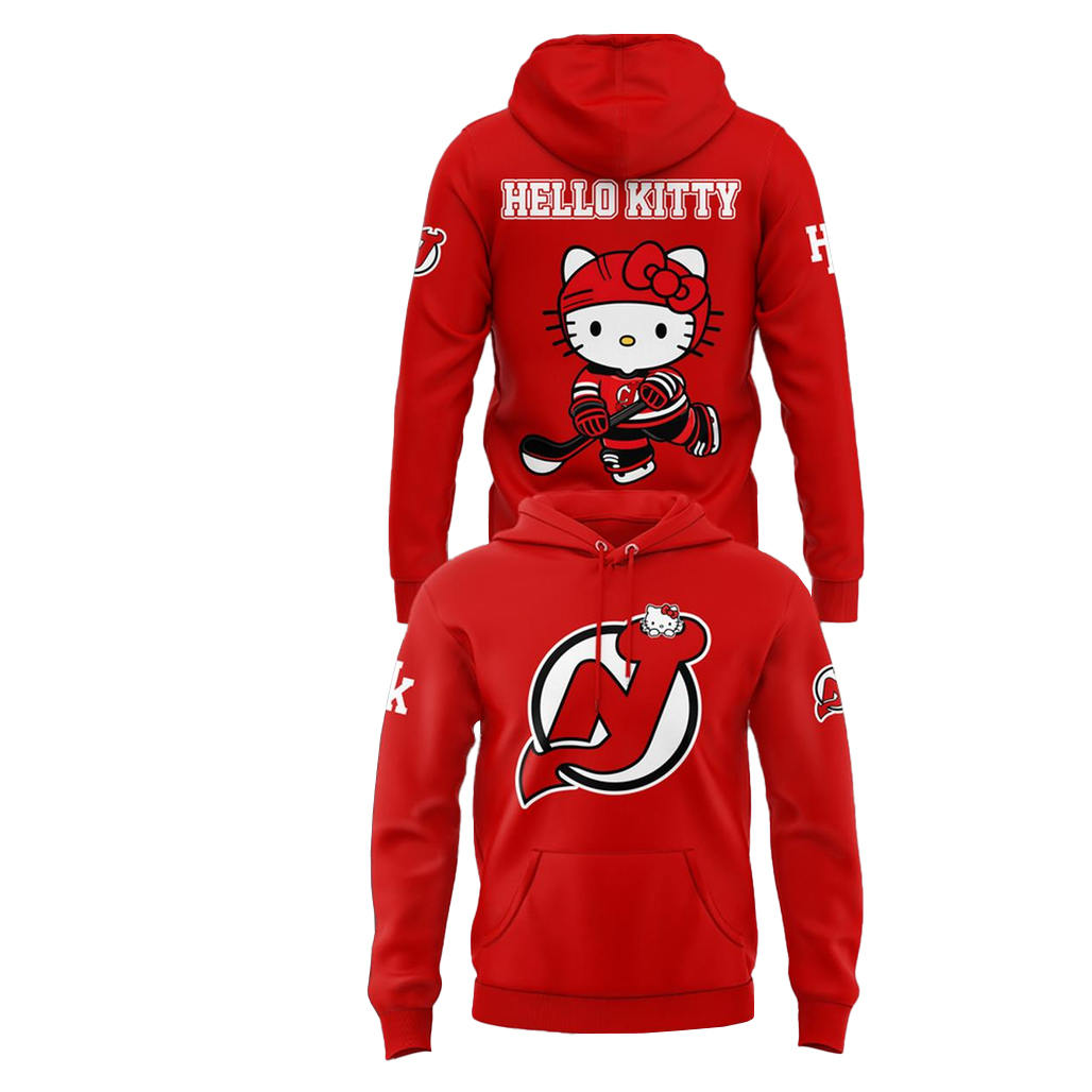 New Jersey Devils x Hello Kitty Night 2026 Shirt Version 2 2 New Jersey Devils x Hello Kitty Night 2026 Hoodie Version 2