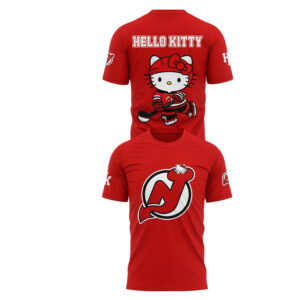 New Jersey Devils x Hello Kitty Night 2026 T-Shirt Version 2