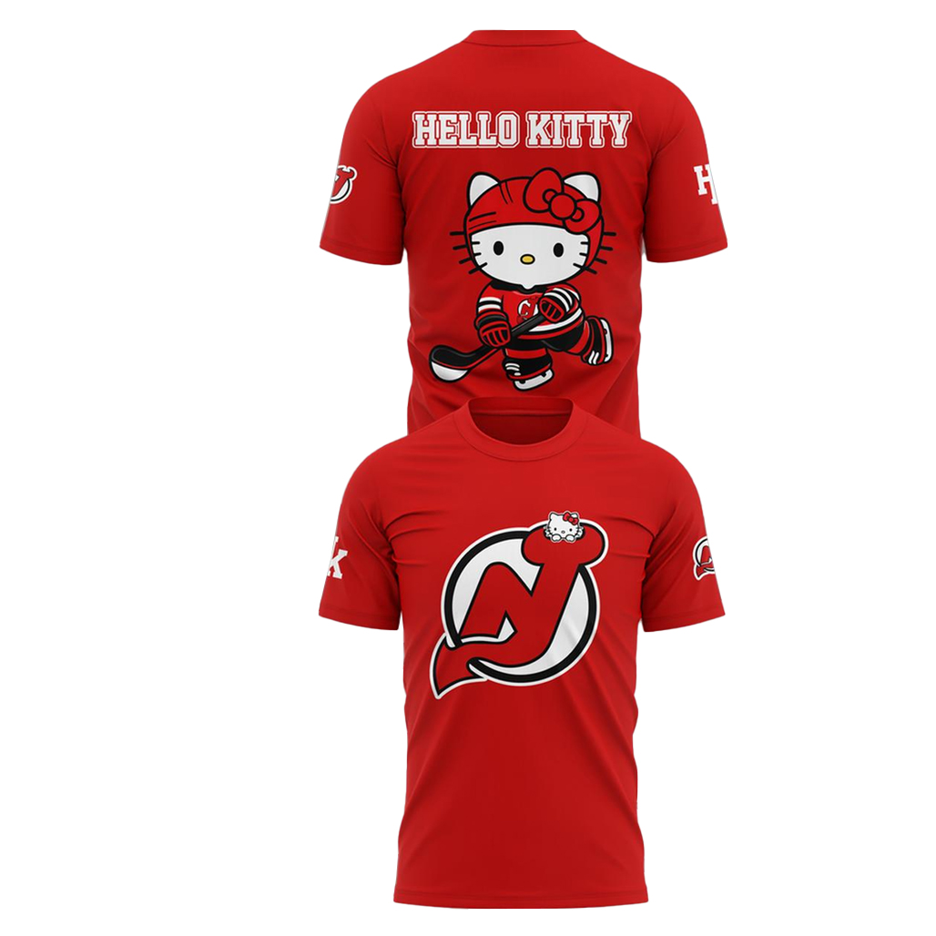 New Jersey Devils x Hello Kitty Night 2026 Shirt Version 2 1 New Jersey Devils x Hello Kitty Night 2026 T-Shirt Version 2