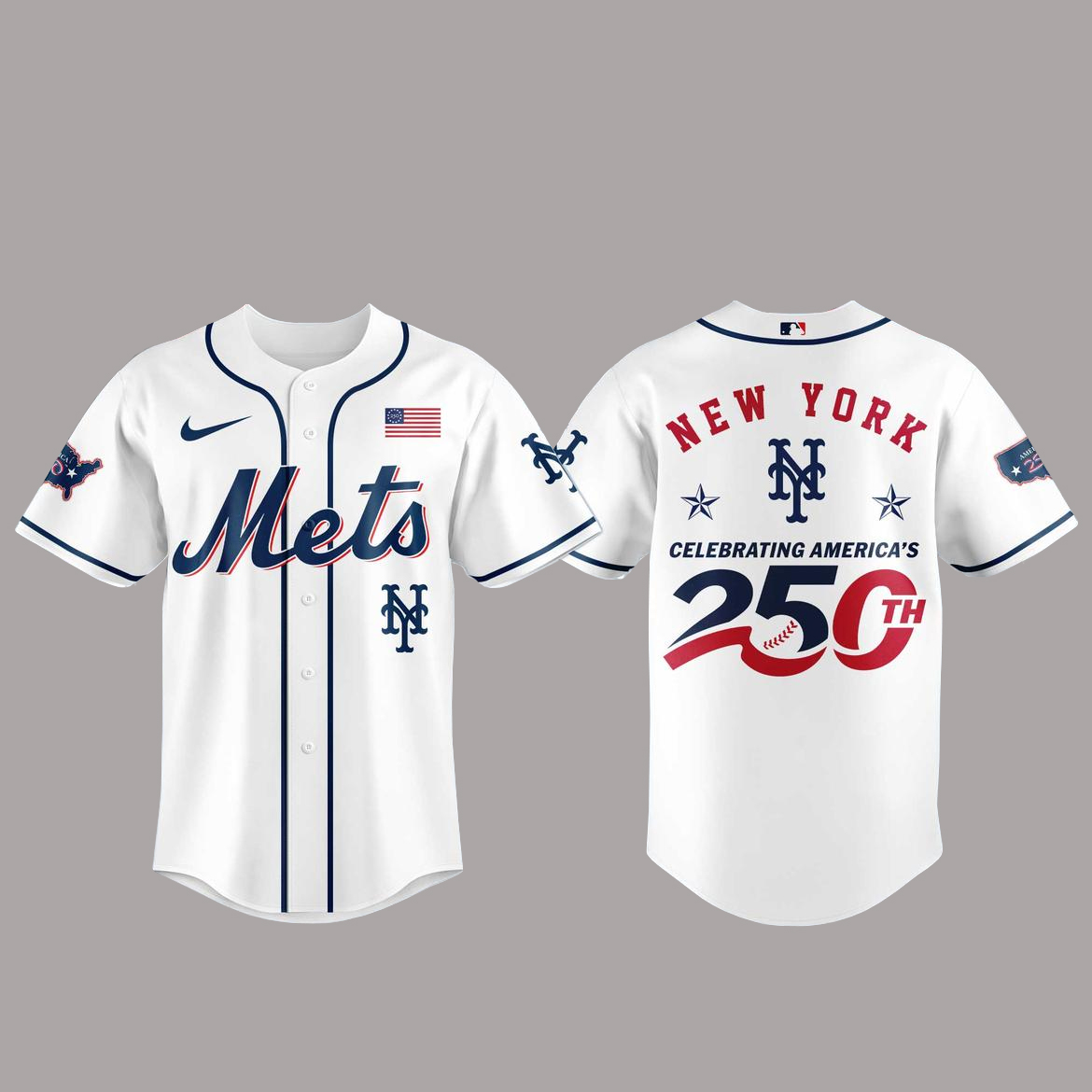 New York Mets America 250th Anniversary Of USA 2026 Baseball Jersey 1 New York Mets America 250th Anniversary Of USA 2026 Baseball Jersey