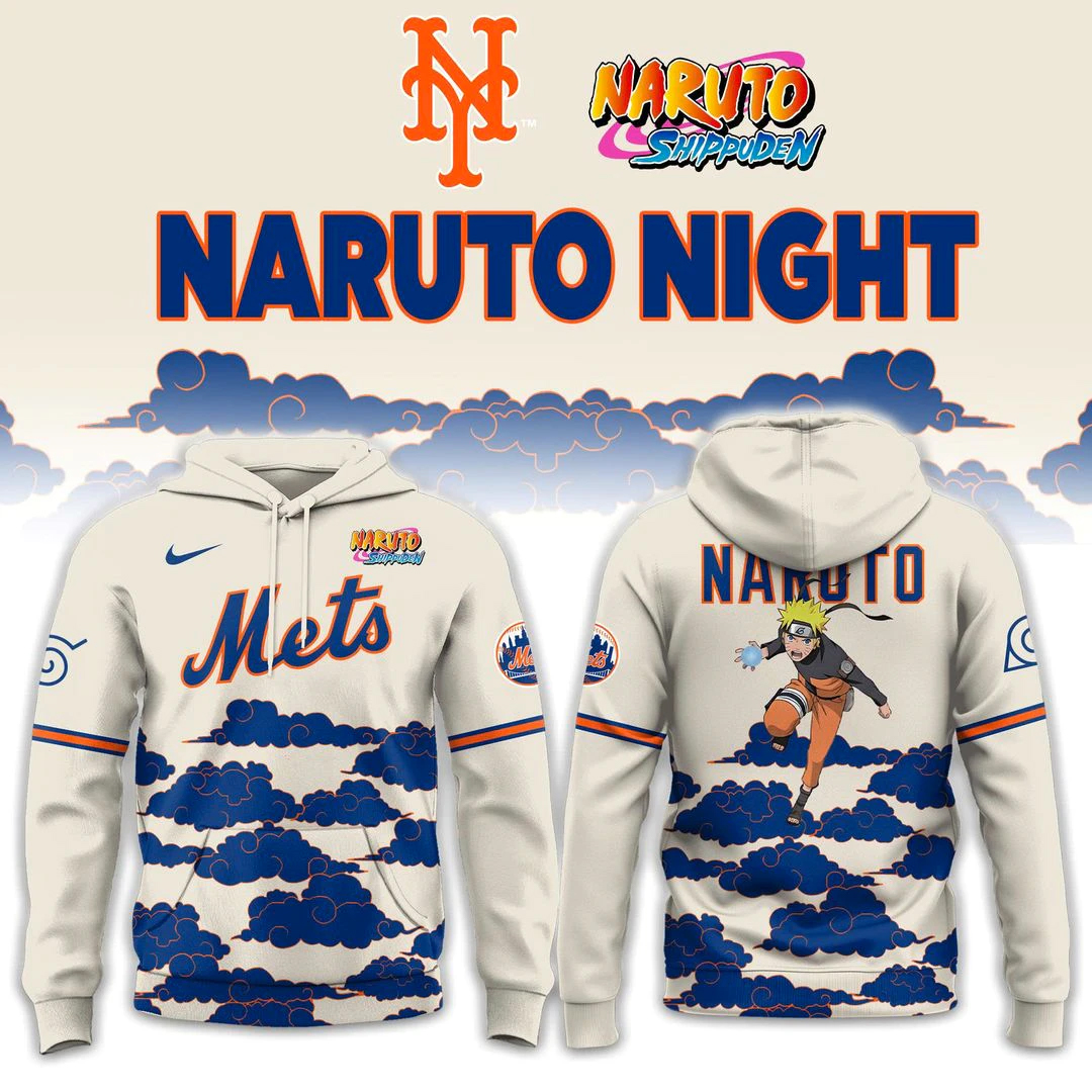 New York Mets Naruto Shippden Night Shirt 2 New York Mets Naruto Shippden Night Shirt - Image 2