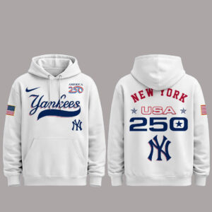New York Yankees 250 USA 2026 Celebration America 250 x Major League Baseball Hoodie