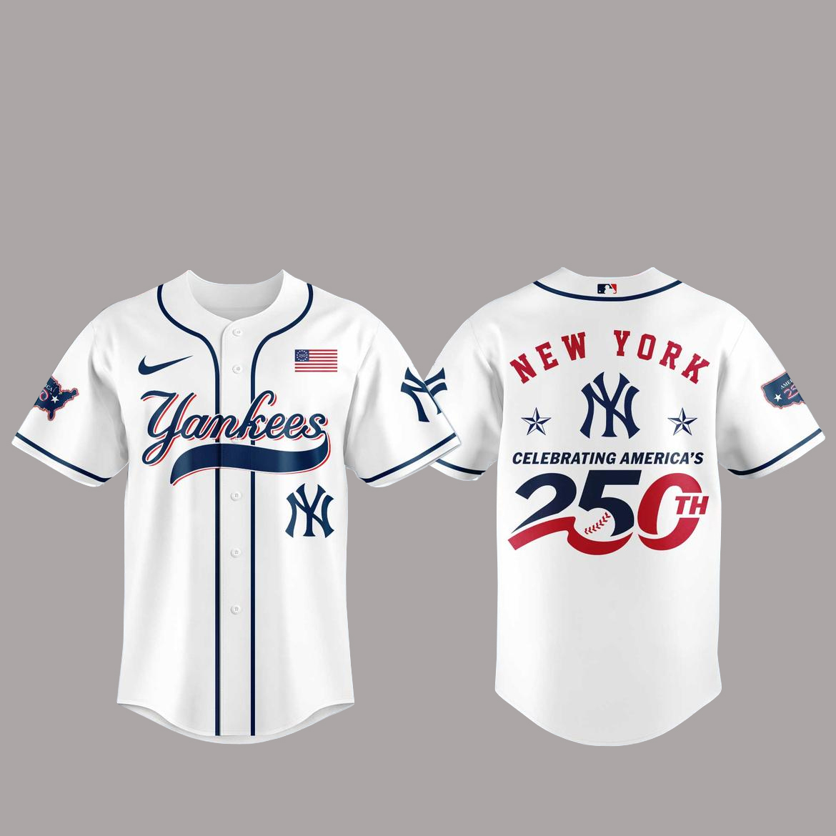 New York Yankees America 250th Anniversary Of USA 2026 Baseball Jersey 1 New York Yankees America 250th Anniversary Of USA 2026 Baseball Jersey