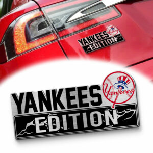 New York Yankees Edition Laser-Engraved Car Badge