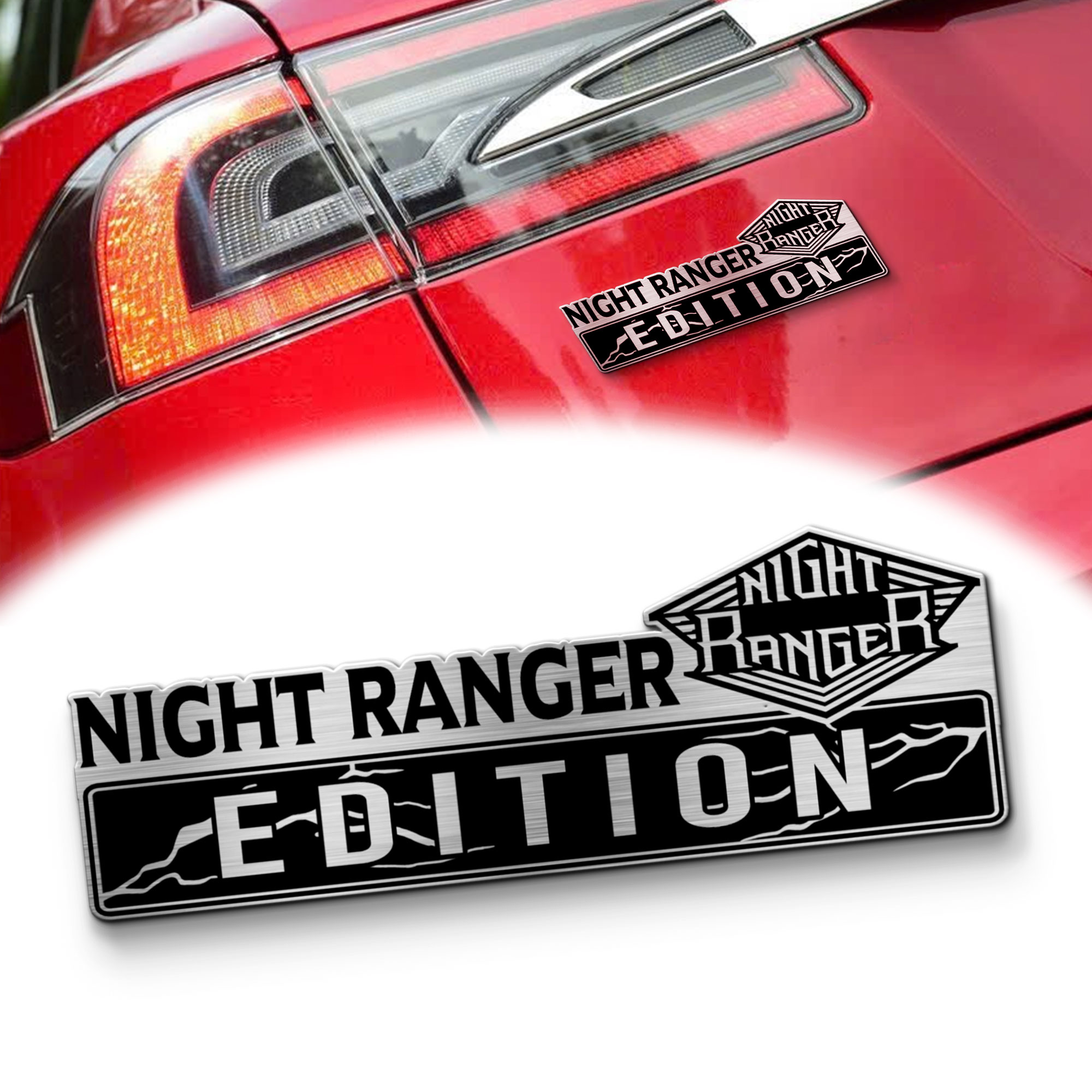 Night Ranger Edition Laser Engraved Car Name Emblem 1 Night Ranger Edition Laser Engraved Car Name Emblem