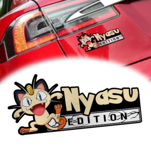 Nyasu Edition Laser Engraved Car Emblem
