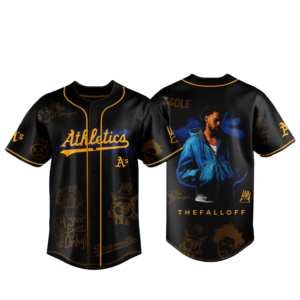 Oakland Athletics x The Fall Off World Tour 2026 Baseball Jersey 1 Oakland Athletics x The Fall Off World Tour 2026 Baseball Jersey