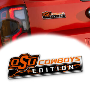 Oklahoma State Cowboys Edition Acrylic Car Name Emblem
