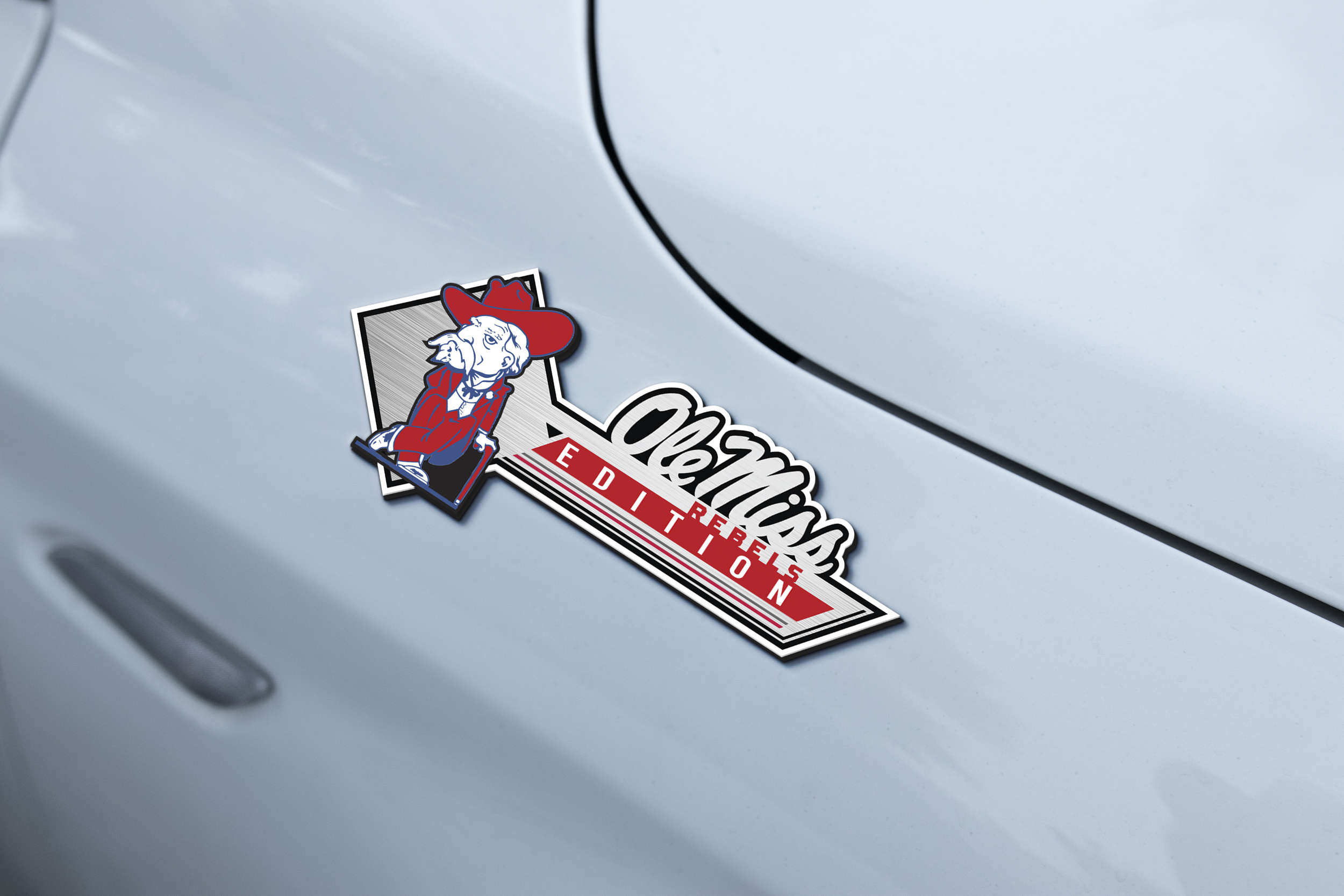 Ole Miss Rebels Edition Acrylic Car Emblem 5 Ole Miss Rebels Edition Acrylic Car Emblem - Image 5