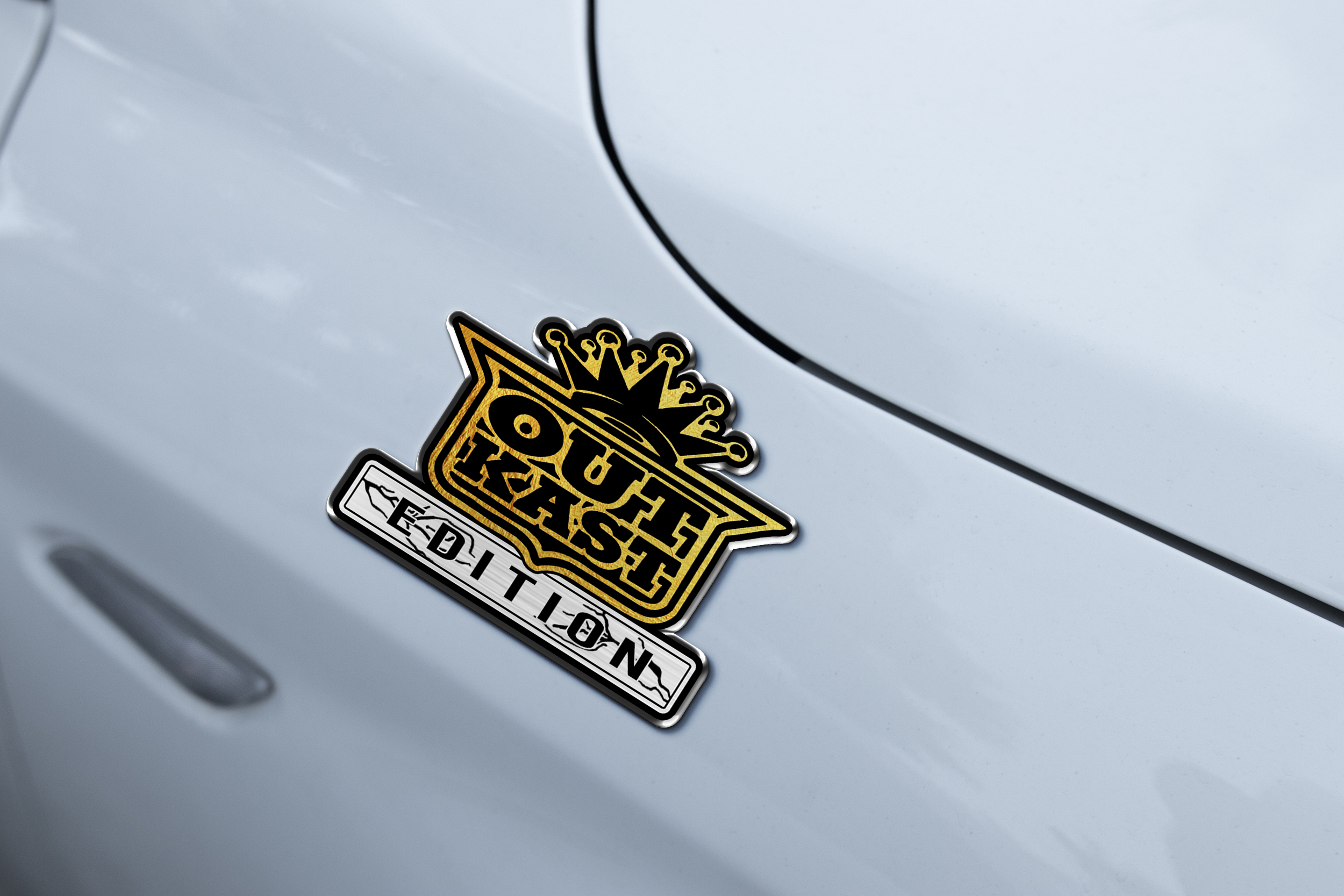 Outkast Edition Laser Engraved Car Emblem 6 Outkast Edition Laser Engraved Car Emblem - Image 6