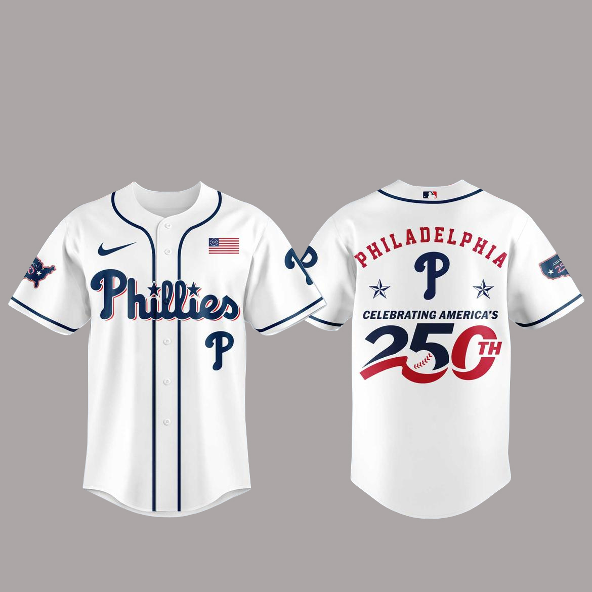 Philadelphia Phillies America 250th Anniversary Of USA 2026 Baseball Jersey 1 Philadelphia Phillies America 250th Anniversary Of USA 2026 Baseball Jersey