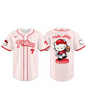 Philadelphia Phillies Major League Baseball 2026 Hello Kitty Baseball Jersey