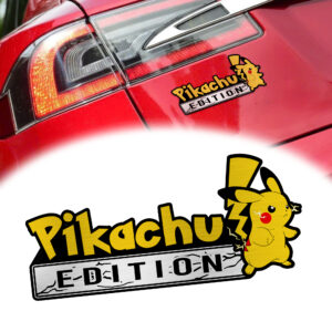 Pikachu Edition Laser Engraved Car Emblem