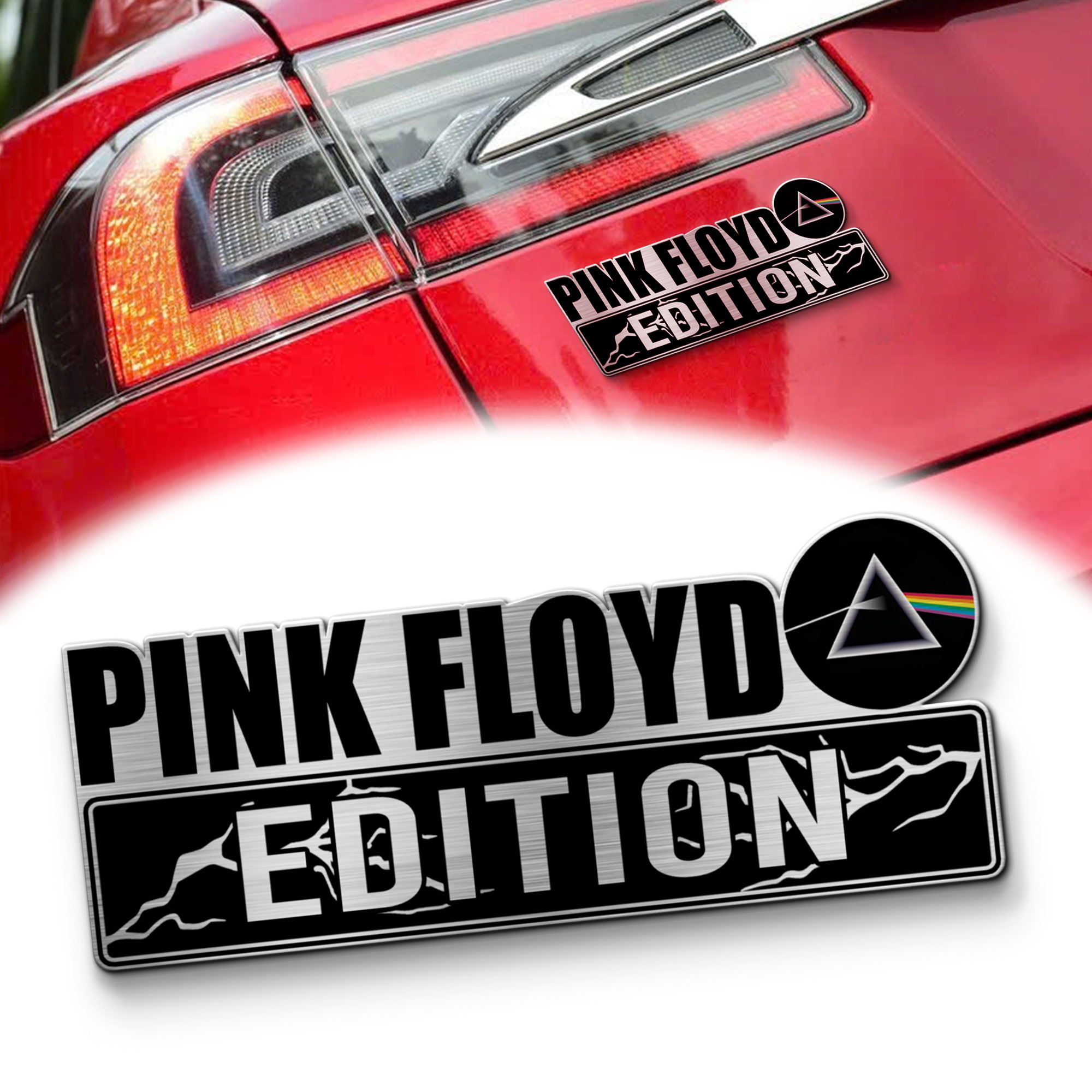 Pink Floyd Edition Laser Engraved Car Name Emblem 1 Pink Floyd Edition Laser Engraved Car Name Emblem