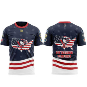 Pittsburgh Penguins Military Appreciation 2026 Night Hockey League T-Shirt