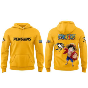 Pittsburgh Penguins x One Piece National Hockey League Anime Night 2026 Hoodie