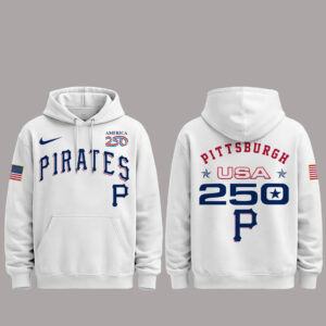 Pittsburgh Pirates 250 USA 2026 Celebration America 250 x Major League Baseball Hoodie