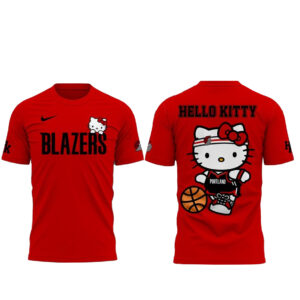 Portland Trail Blazers Hello Kitty 2026 Night T-Shirt