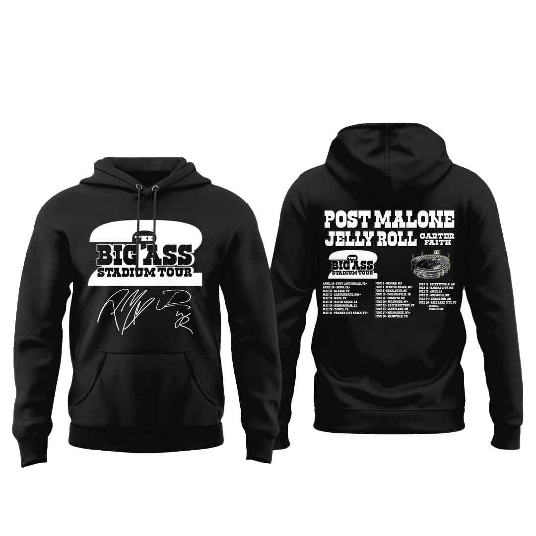 Post Malone The Big Ass Stadium Tour 2026 Shirt 2 Post Malone The Big Ass Stadium Tour 2026 Shirt - Image 2