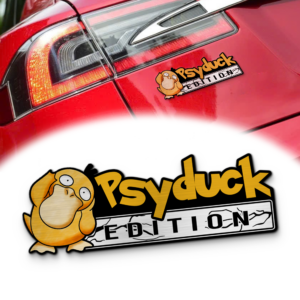 Psyduck Edition Laser Engraved Car Emblem