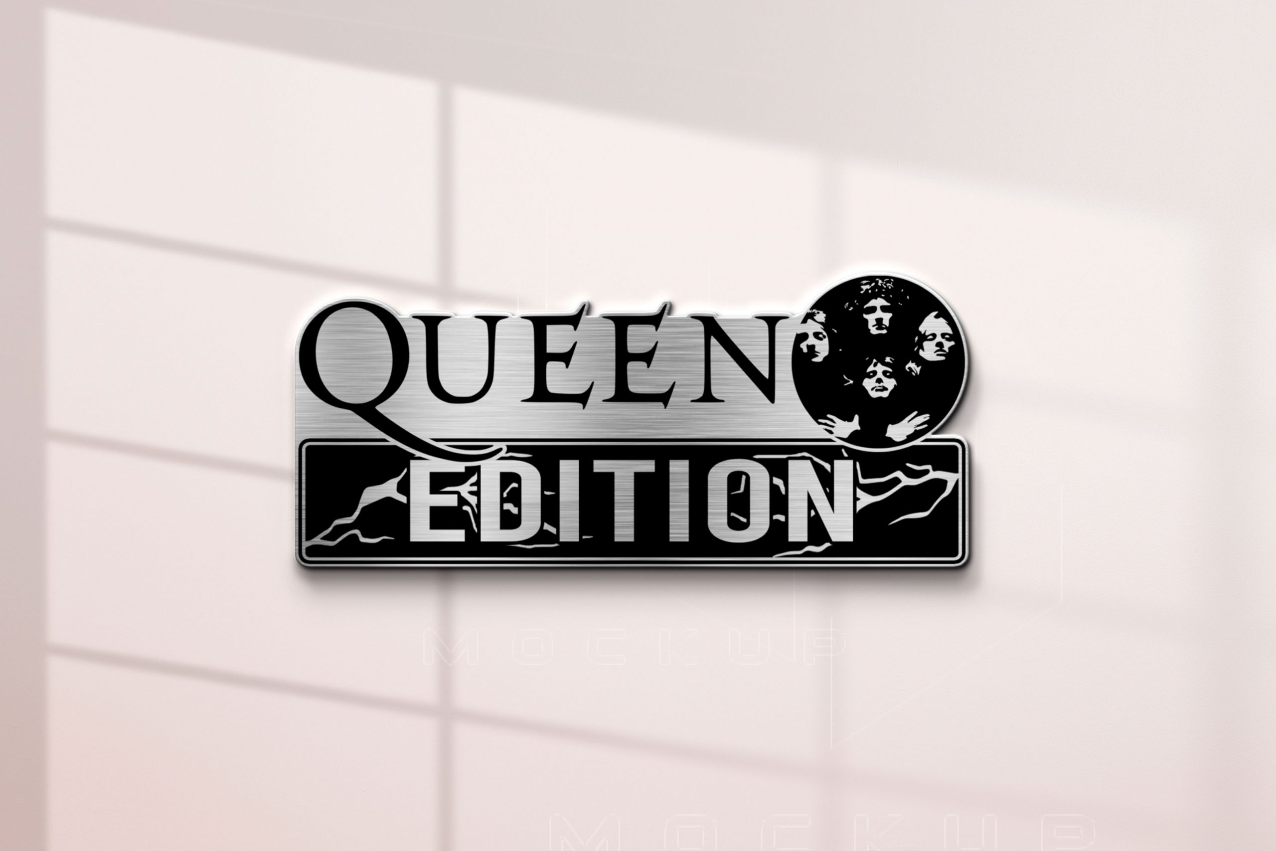 Queen Band Edition Laser Engraved Car Name Emblem 3 Queen Band Edition Laser Engraved Car Name Emblem - Image 3