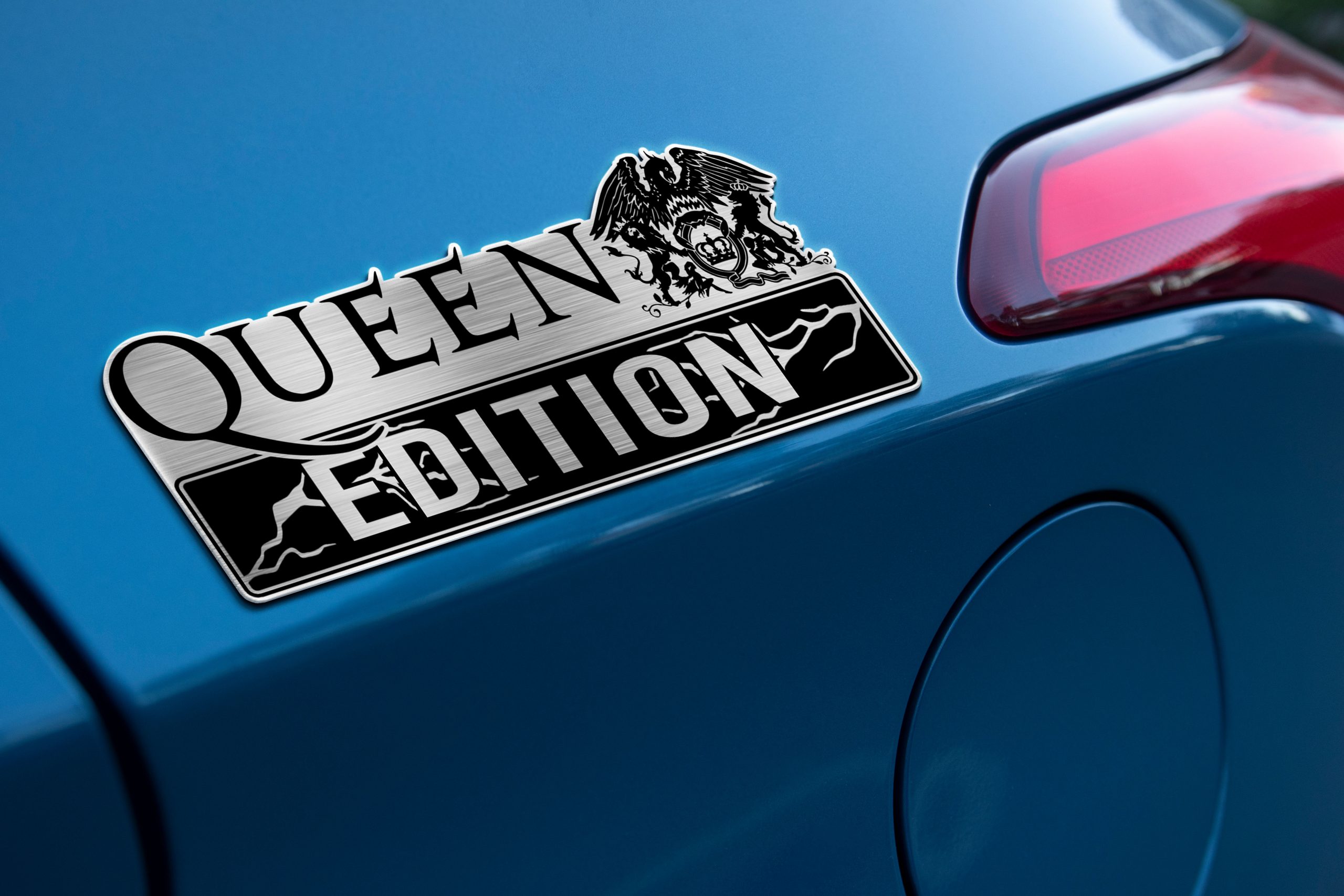 Queen Edition Laser Engraved Car Name Emblem 2 Queen Edition Laser Engraved Car Name Emblem - Image 2