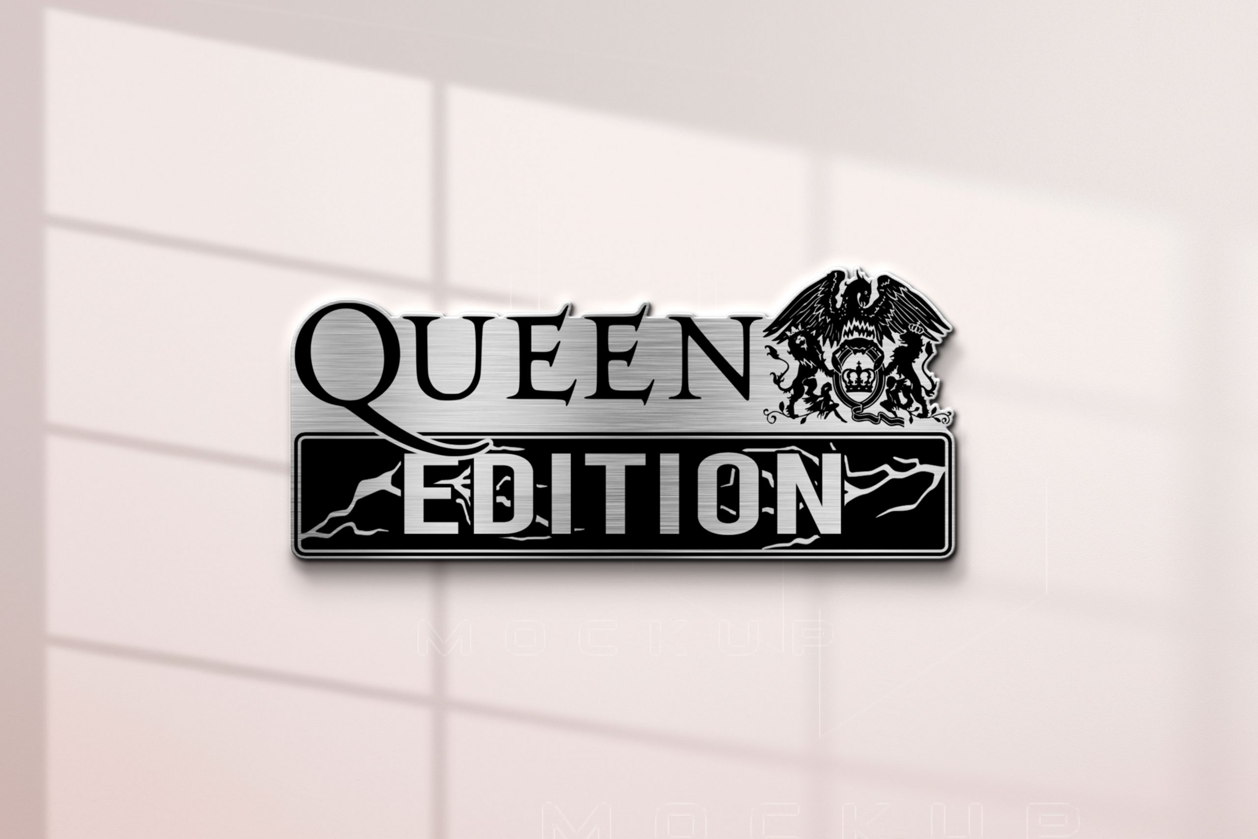 Queen Edition Laser Engraved Car Name Emblem 3 Queen Edition Laser Engraved Car Name Emblem - Image 3