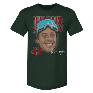 Quinn Hughes Minnesota Goggles T-Shirt