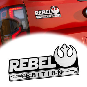 Rebel Laser Engraved Car Emblem